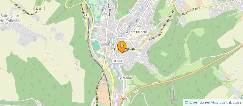 localisation de l'entreprise LA VALLEE BOISEE  LILLEBONNE