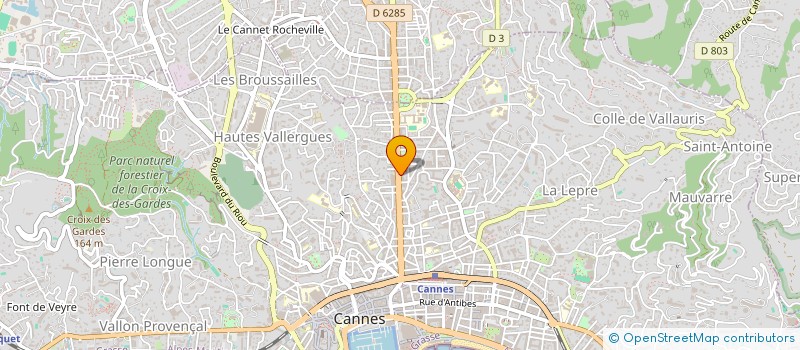 localisation de l'entreprise LA VALLEE D'OR  BIOT