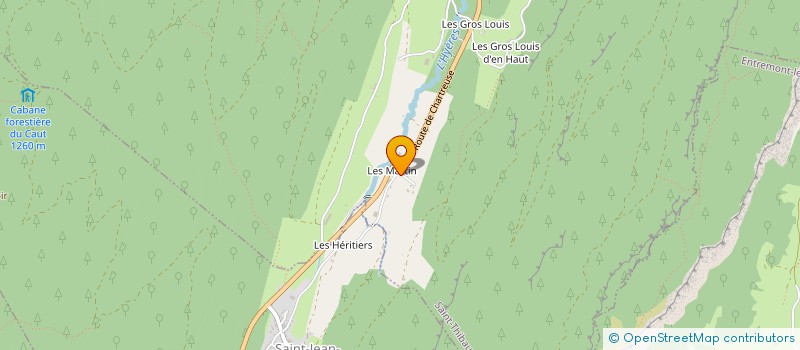 localisation de l'entreprise LA VALLEE DE COUZ à SAINT-THIBAUD-DE-COUZ