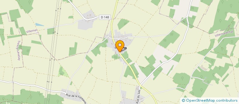 localisation de l'entreprise LA VALLEE DE JUSTIN  TREUZY-LEVELAY