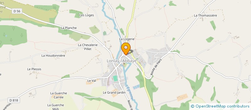 localisation de l'entreprise LA VALLEE DE L'EGRENNE à LONLAY-L'ABBAYE