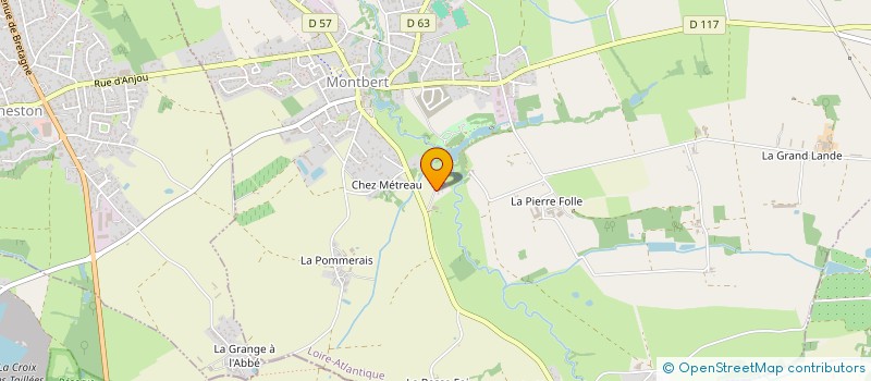 localisation de l'entreprise LA VALLEE DE L'OGNON  MONTBERT