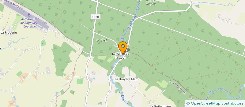 localisation de l'entreprise LA VALLEE DE LA COUR à LA FERTE MACE