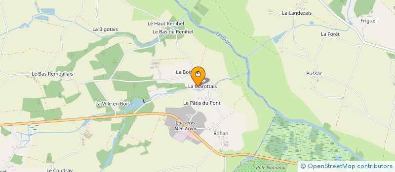 localisation de l'entreprise LA VALLEE DE LA LUNE  AVESSAC