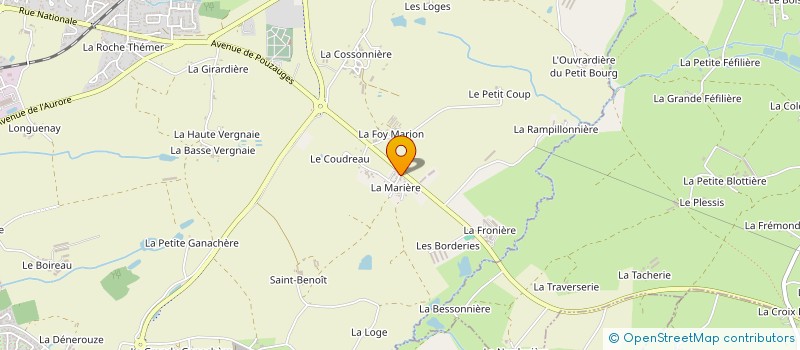 localisation de l'entreprise LA VALLEE DE LA MARIERE à LES HERBIERS