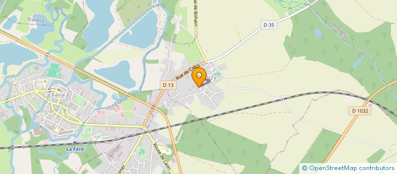 localisation de l'entreprise LA VALLEE DE LA SERRE  DANIZY