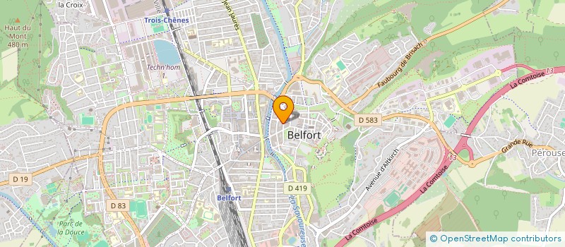 localisation de l'entreprise LA VALLEE DE LEON à BELFORT