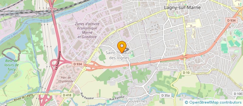 localisation de l'entreprise LA VALLEE DE MARRAKECH  SAINT-THIBAULT-DES-VIGNES