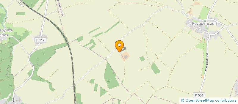 localisation de l'entreprise LA VALLEE DES BAINS  ROCQUENCOURT