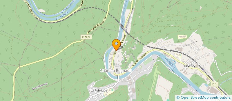 localisation de l'entreprise LA VALLEE DES BOISSONS  BOGNY-SUR-MEUSE