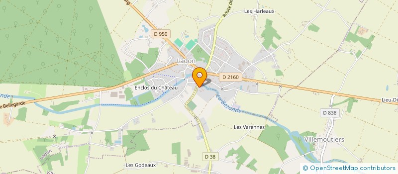 localisation de l'entreprise LA VALLEE DES MERLES  VILLEMOUTIERS