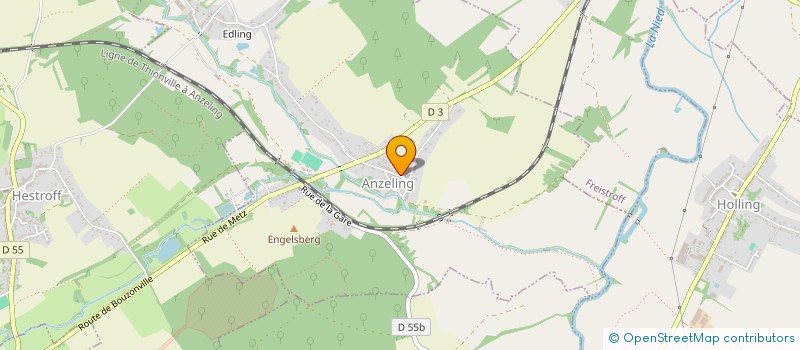 localisation de l'entreprise LA VALLEE DES MOULINS  ANZELING