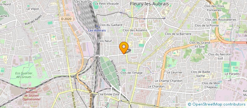 localisation de l'entreprise LA VALLEE DES MUSES à FLEURY-LES-AUBRAIS