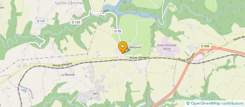 localisation de l'entreprise LA VALLEE DES PLANQUES  TANUS