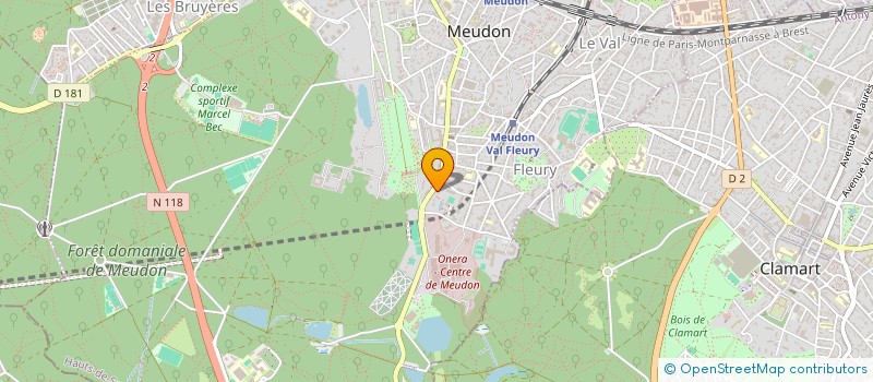 localisation de l'entreprise LA VALLEE DES PLUMES à MEUDON