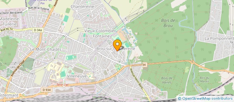 localisation de l'entreprise LA VALLEE DU GLACON  BROU-SUR-CHANTEREINE