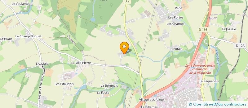 localisation de l'entreprise LA VALLEE DU LAUNAY  TADEN