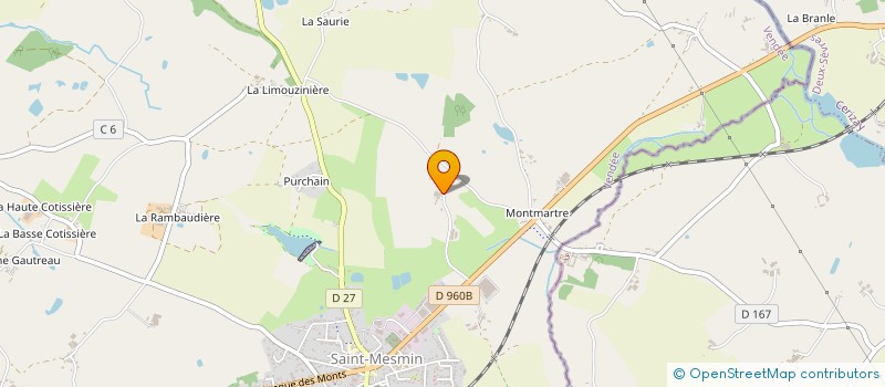 localisation de l'entreprise LA VALLEE DU LAY  REAUMUR