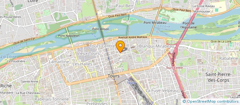 localisation de l'entreprise LA VALLEE DU LYS D'OR  TOURS
