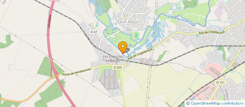 localisation de l'entreprise LA VALLEE DU MOULIN DE VILAINE à SAINT-MAUR