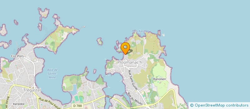 localisation de l'entreprise LA VALLEE DU PERRIER  PERROS-GUIREC