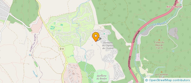 localisation de l'entreprise LA VALLEE DU REYRAN à FREJUS