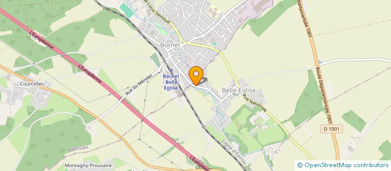 localisation de l'entreprise LA VALLEE DU SAUSSERON  BELLE-EGLISE