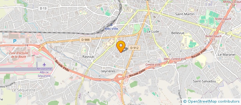 localisation de l'entreprise LA VALLEE DU TEMPLE  ALBI