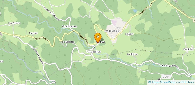 localisation de l'entreprise LA VALLEE ET LA DORE  TOURS-SUR-MEYMONT