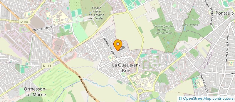 localisation de l'entreprise LA VALLEE GP  LA QUEUE-EN-BRIE