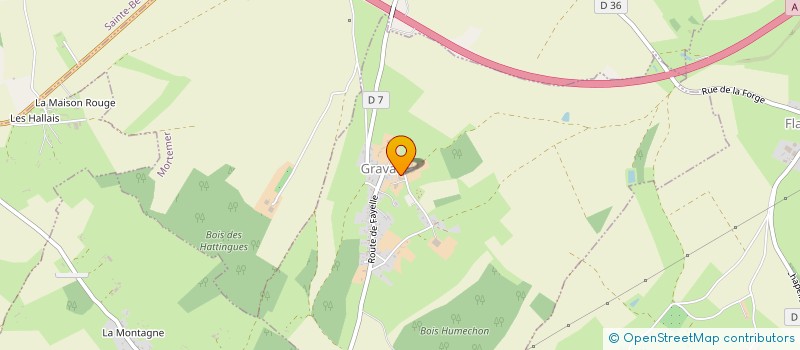 localisation de l'entreprise LA VALLEE HAUTE  GRAVAL