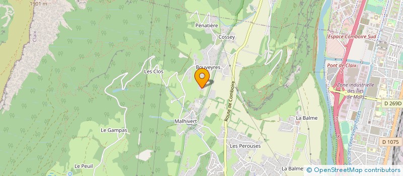 localisation de l'entreprise LA VALLEE - LE BRUEIL  CLAIX