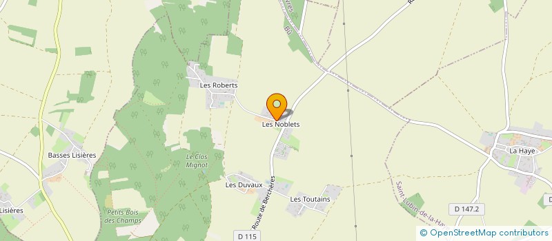 localisation de l'entreprise LA VALLEE ROSE à GOUSSAINVILLE