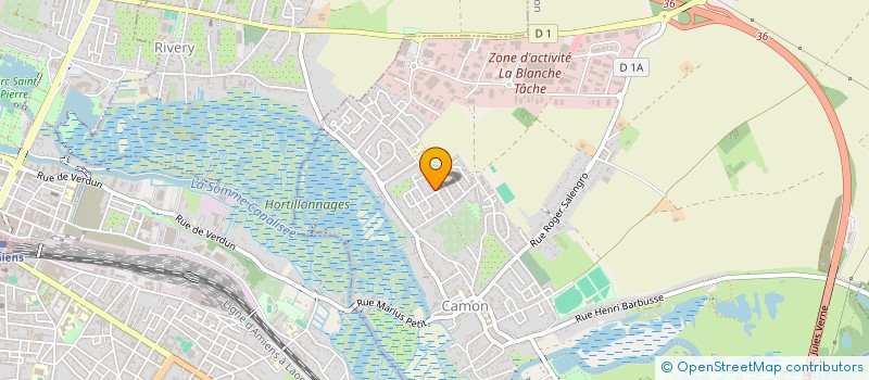 localisation de l'entreprise LA VALLEE VERTE à CAMON