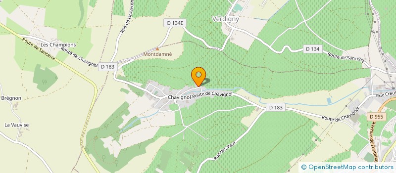 localisation de l'entreprise LA VALLEE VERTE  SURY-EN-VAUX