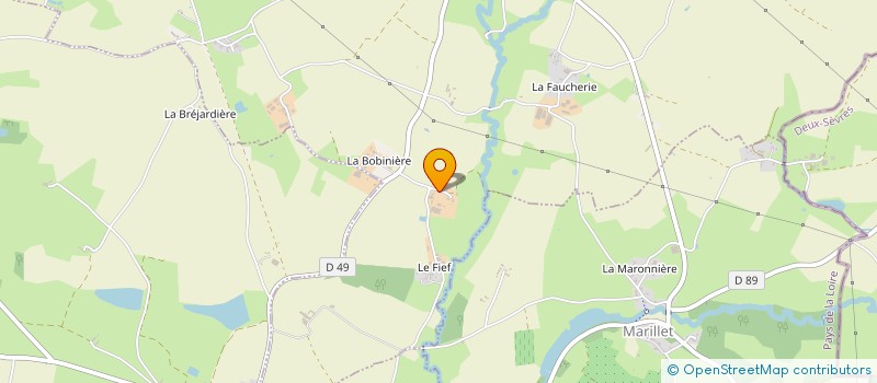 localisation de l'entreprise LA VALLEE VERTE à SAINT-HILAIRE-DE-VOUST