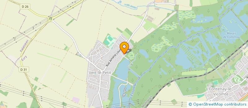 localisation de l'entreprise LA VALLEE VERTOISE  VERT-LE-PETIT