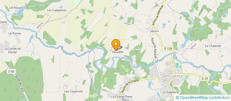 localisation de l'entreprise LA VALLICELLA à SAINT-GENCE