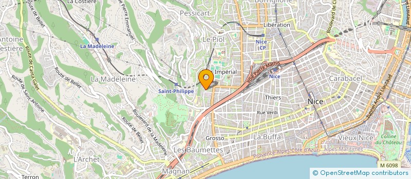 localisation de l'entreprise LA VALLIERE  NICE