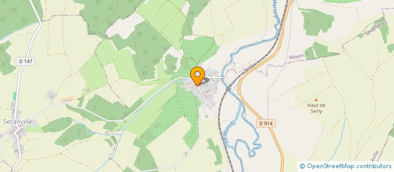 localisation de l'entreprise LA VALLOISIENNE  VALLOIS