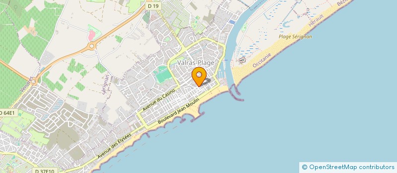 localisation de l'entreprise LA VALRASSIENNE  VALRAS-PLAGE