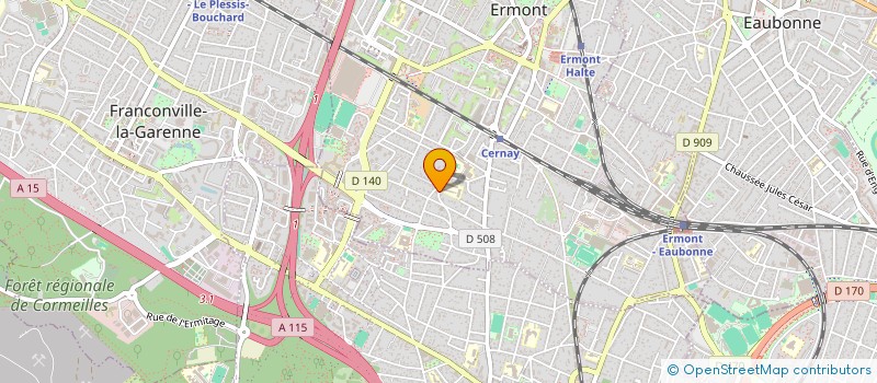 localisation de l'entreprise LA VALSE  ERMONT