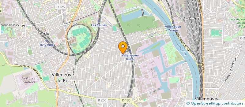 localisation de l'entreprise LA VALSE DES PAINS  VILLENEUVE-LE-ROI