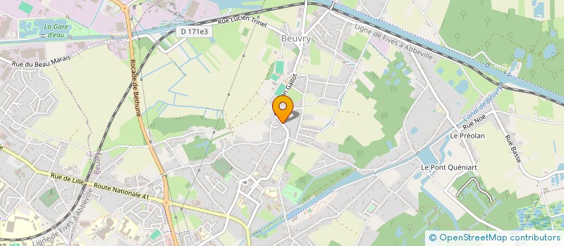 localisation de l'entreprise LA VALSERINE  BEUVRY