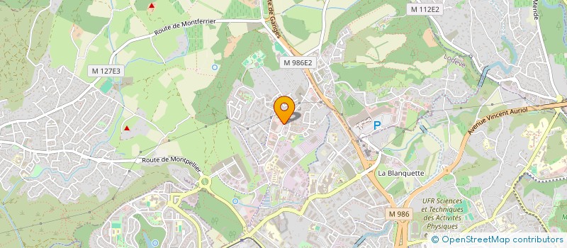 localisation de l'entreprise LA VALSIERE  GRABELS