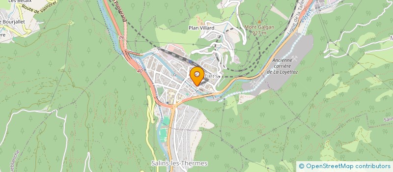 localisation de l'entreprise LA VALTELLINA à MOUTIERS