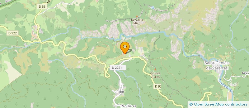 localisation de l'entreprise LA VALTIERE PHOTOVOLTAIQUE  CASTANET-LE-HAUT