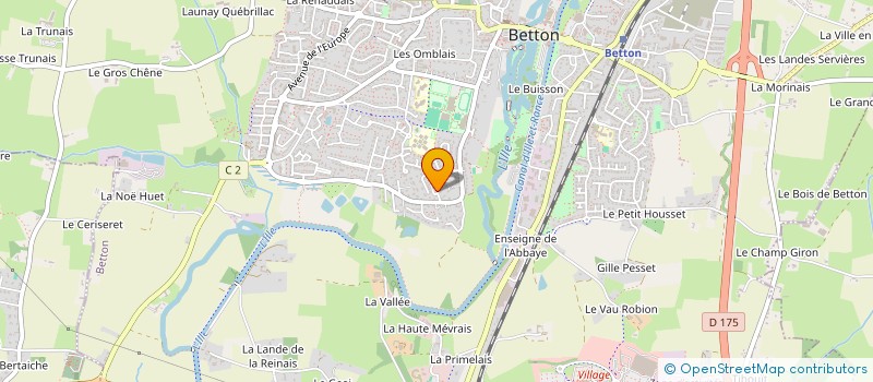 localisation de l'entreprise LA VAN NAYER CORP  BETTON