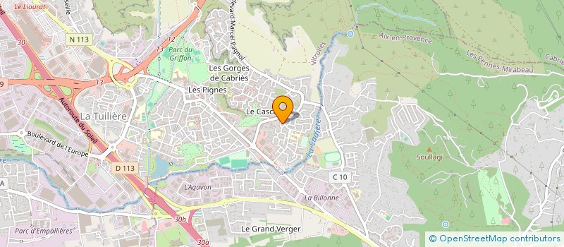 localisation de l'entreprise LA VANADE à VITROLLES