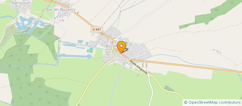 localisation de l'entreprise LA VANNERIE ARDENNAISE à BUZANCY